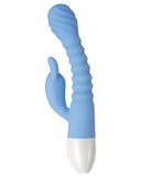 Evolved Bendy Bunny Dual Stim Rechargeable - Powder Blue