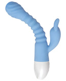 Evolved Bendy Bunny Dual Stim Rechargeable - Powder Blue