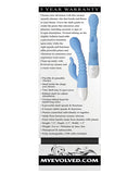 Evolved Bendy Bunny Dual Stim Rechargeable - Powder Blue