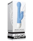 Evolved Bendy Bunny Dual Stim Rechargeable - Powder Blue