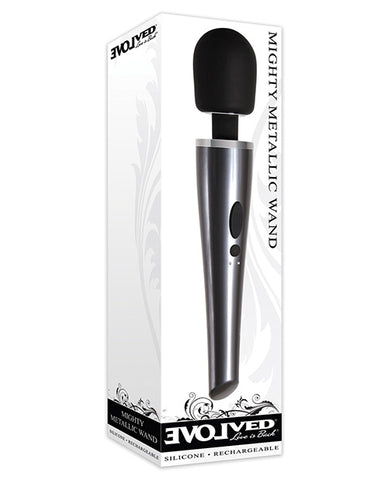 Evolved Mighty Metallic Wand - Gray-black