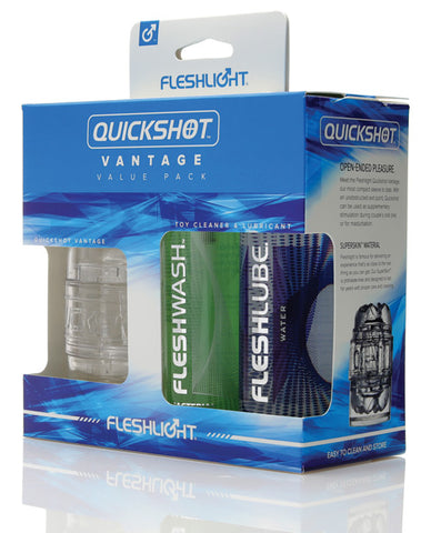 Fleshlight Quickshot Vantage Value Pack - Clear