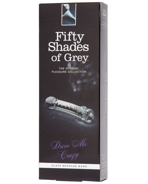 Fifty Shades Of Grey Drive Me Crazy Glass Massage Wand