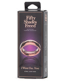 Fifty Shades Freed I Want You Now Steel Love Ring