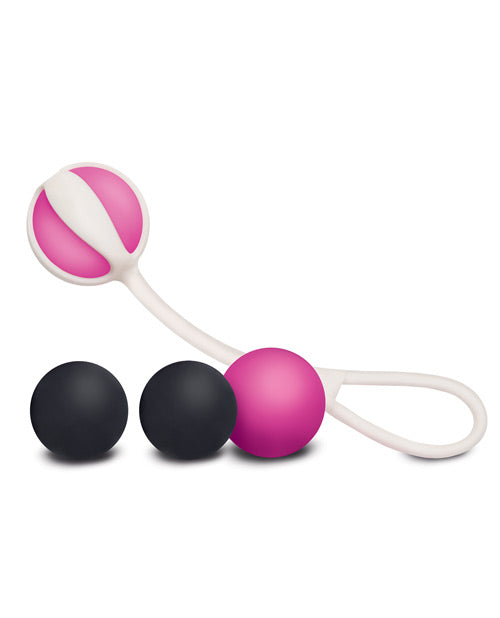 Magnetic Geisha Balls - Pink-grey