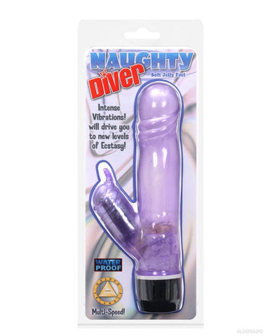 Naughty Diver Corded Jelly Vibe Waterproof