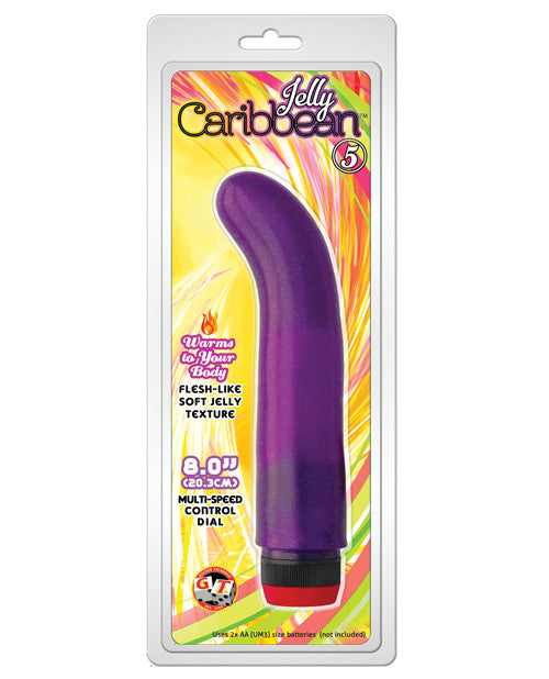 Jelly Carribean G Spot Vibe - Purple