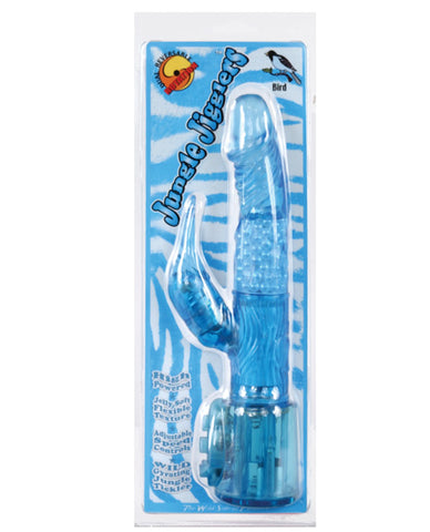 Jungle Jiggler Bird Beaded Vibe -  Blue