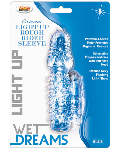 Wet Dreams Rough Rider Light Up Vibrating Sleeve