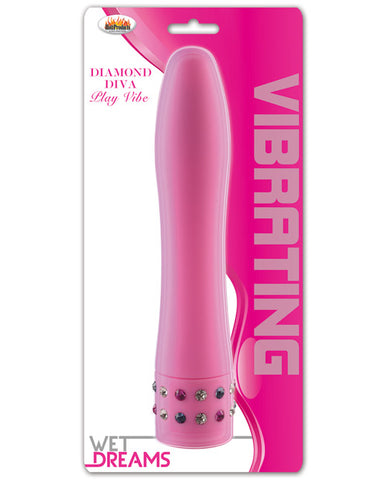 Wet Dreams Diamond Diva Play Vibe - Pink