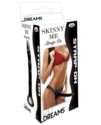 Wet Dreams Skinny Me 7" Strap On W/harness