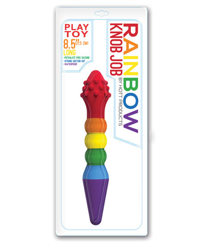 Rainbow Knob Job Dildo