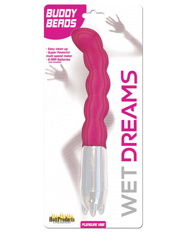 Wet Dreams Buddy Beads Play Vibe W-stimulation Beads - Magenta