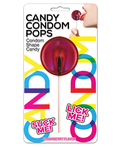 Candy Condom Pop - Strawberry