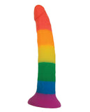 Rainbow 7" Strap On Dildo W-harness