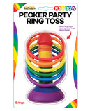 Rainbow Pecker Party Ring Toss