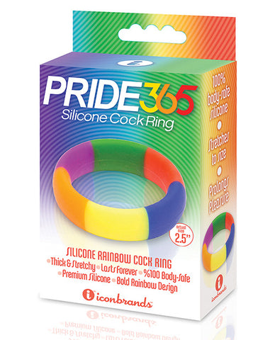 The 9's Pride 365 Rainbow Cock Ring