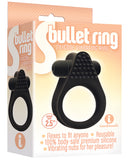 The 9's S Bullet Silicone Ring - Black