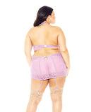 Halter Bra, Garter Skirt & Panty