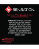 Id Sensation Waterbased Warming Lubricant -