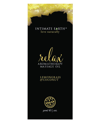 Intimate Earth Relax Massage Oil Foil - 30ml