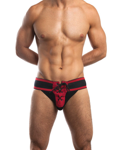 Jack Adams Footballer Lace Up Jockstrap 3" Waistband & Front Lacing