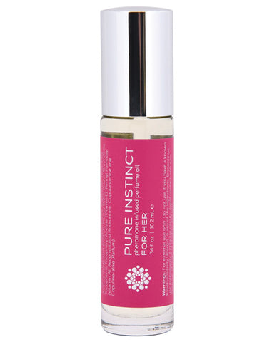 Pure Instinct Pheromone Perfume Oil Roll On For Her - 10.2 Ml