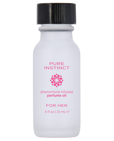 Pure Instinct Pheromone Perfume Oil For Her - .5 Oz.