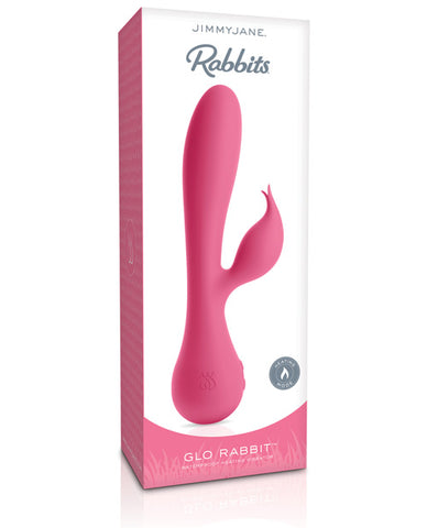 Jimmyjane Glo Rabbit Heating Vibe Waterproof - Pink