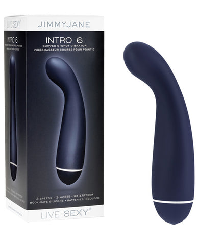 Jimmyjane Live Sexy Intro 6 G Spot Vibrator - Blue