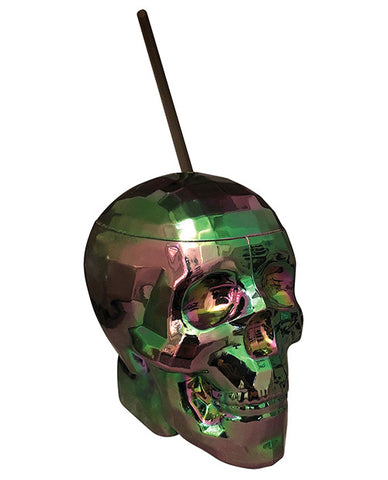 Oil Slick Skull Cup - 22 Oz