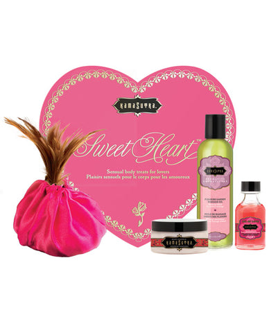 Kama Sutra Sweet Heart Massage Kit - Strawberry