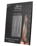 Kix'ies Sam Fishnet Thigh High Black