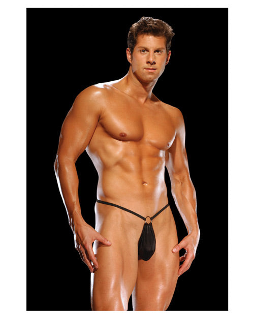 Male Power G-string Black