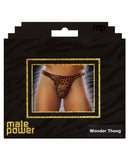 Male Power Wonder Thong Animal Print
