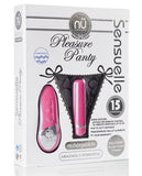 Sensuelle Pleasure Panty Bullet W/remote Control - 15