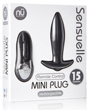 Sensuelle Remote Control Rechargeable Mini Plug -