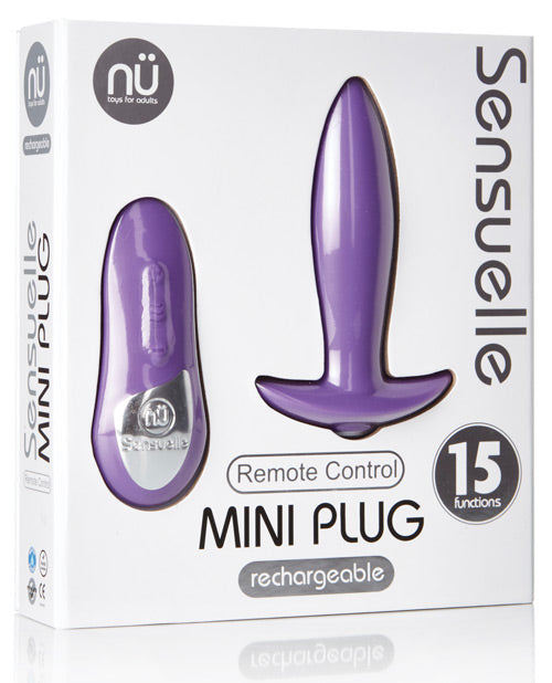 Sensuelle Remote Control Rechargeable Mini Plug -