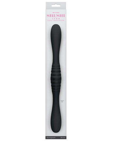 Shi Shi 2fer Dual Vibrator - Black