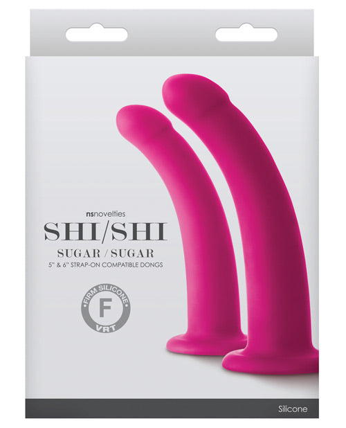 Shi Shi Sugar/sugar Dildo - Set Of 2