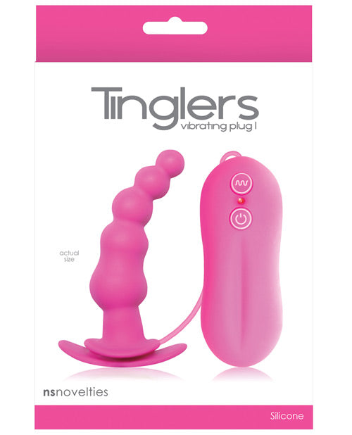 Tingler Vibrating Butt Plug #1 - Pink