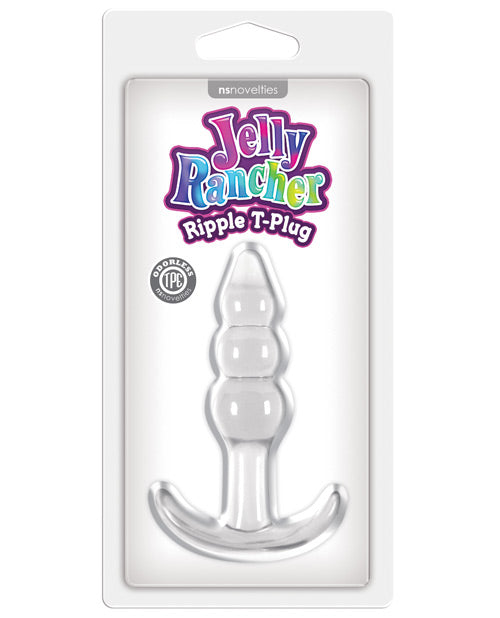 Jelly Rancher Ripple T-plug - Clear