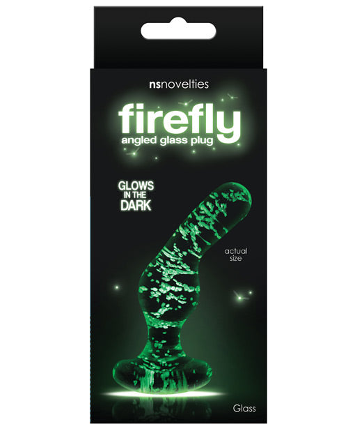 Firefly Clear Glass Plug Angled - Glow