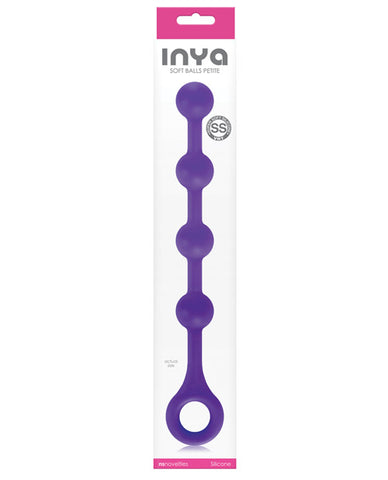 Inya Soft Balls Petite Anal Beads - Purple