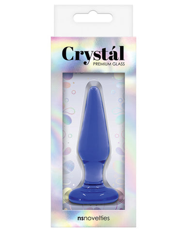 Crystal Glass Tapered Butt Plug