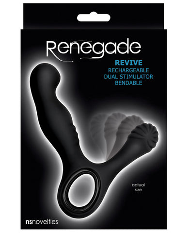 Renegade Revise Prostate Massager - Black