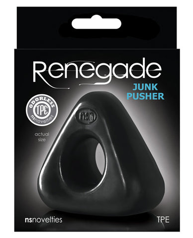 Renegade Junk Pusher Cockring - Black