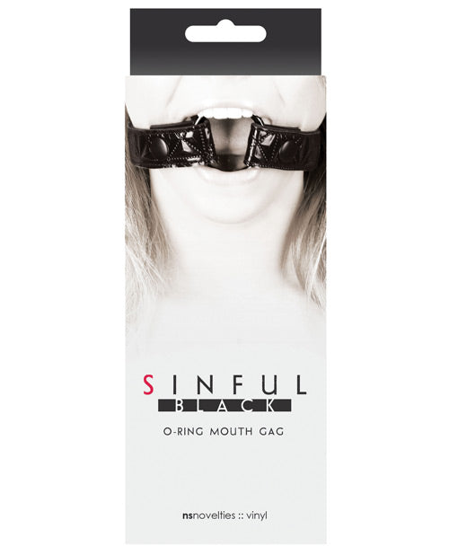 Sinful O Ring Mouth Gag - Black