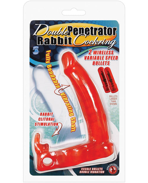 Double Penetrator Rabbit Cockring