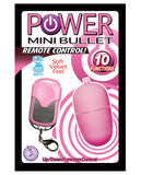 Power Mini Bullet Remote Control - 10 Function